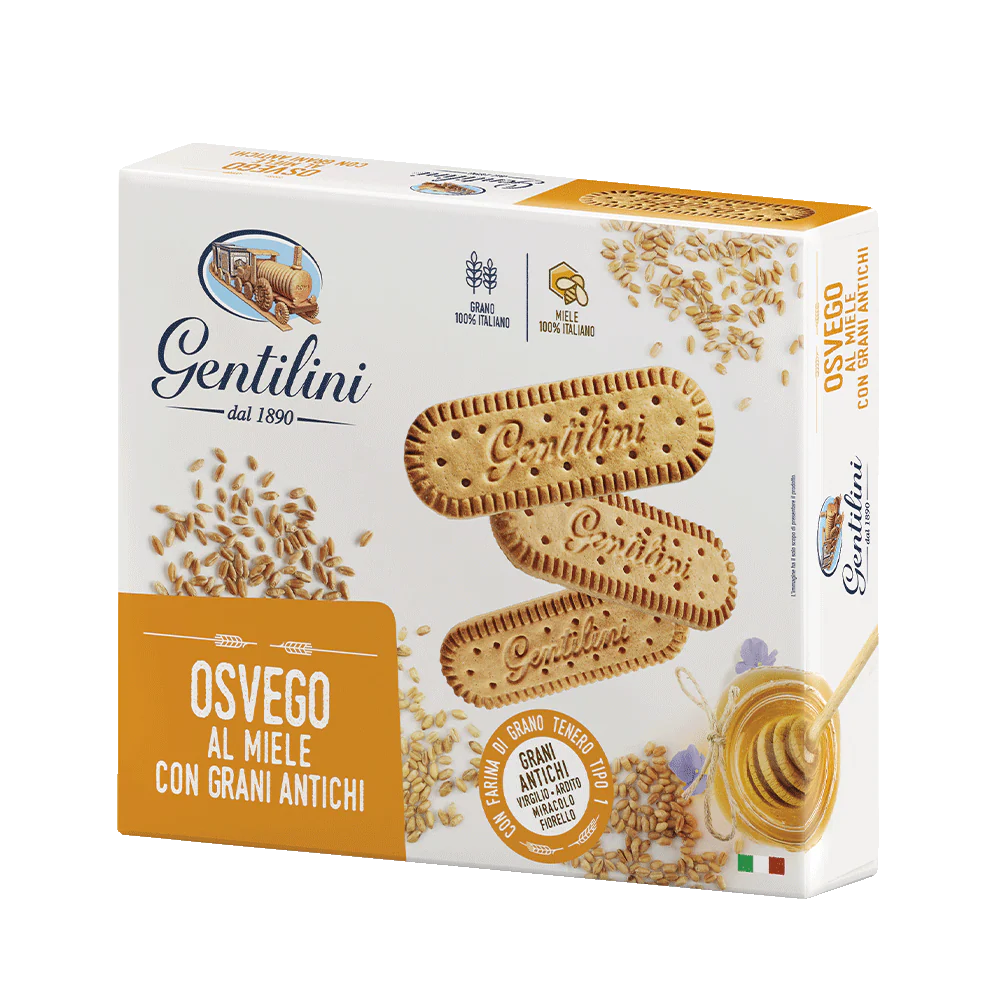 Biscotti Gentilini Osvego With Honey and Ancient Grains