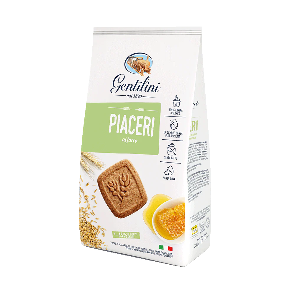 Biscotti Gentilini Piaceri with Spelt Flour