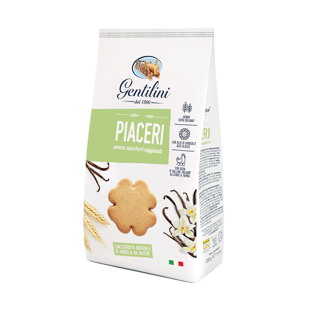 Biscotti Gentilini Piaceri with Vanilla