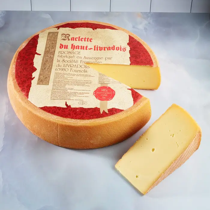 Raclette Livradoux Cheese - Whole Wheel 14lb - Image 2