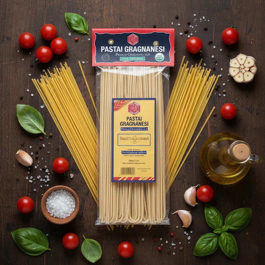 Spaghetti Alla Chitarra Italian Pasta di Gragnano Organic IGP - Image 4
