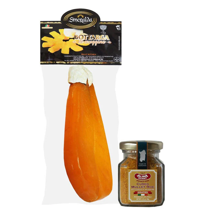 Whole and Grated Bottarga Combo